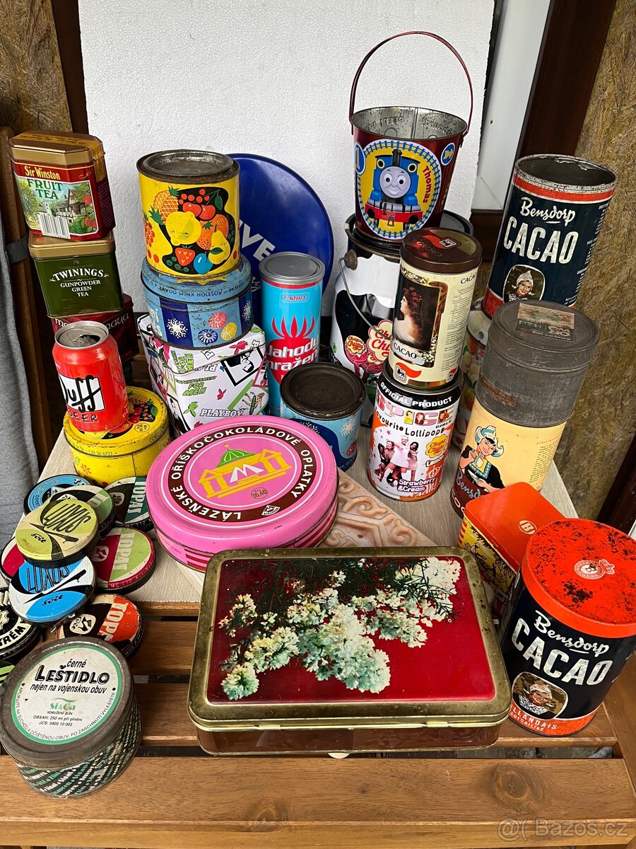 Retro plechovky