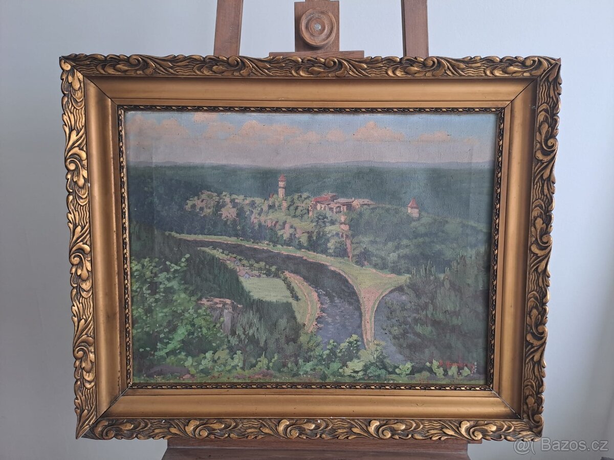 Obraz - Bohumil Hradečný - Zvíkov