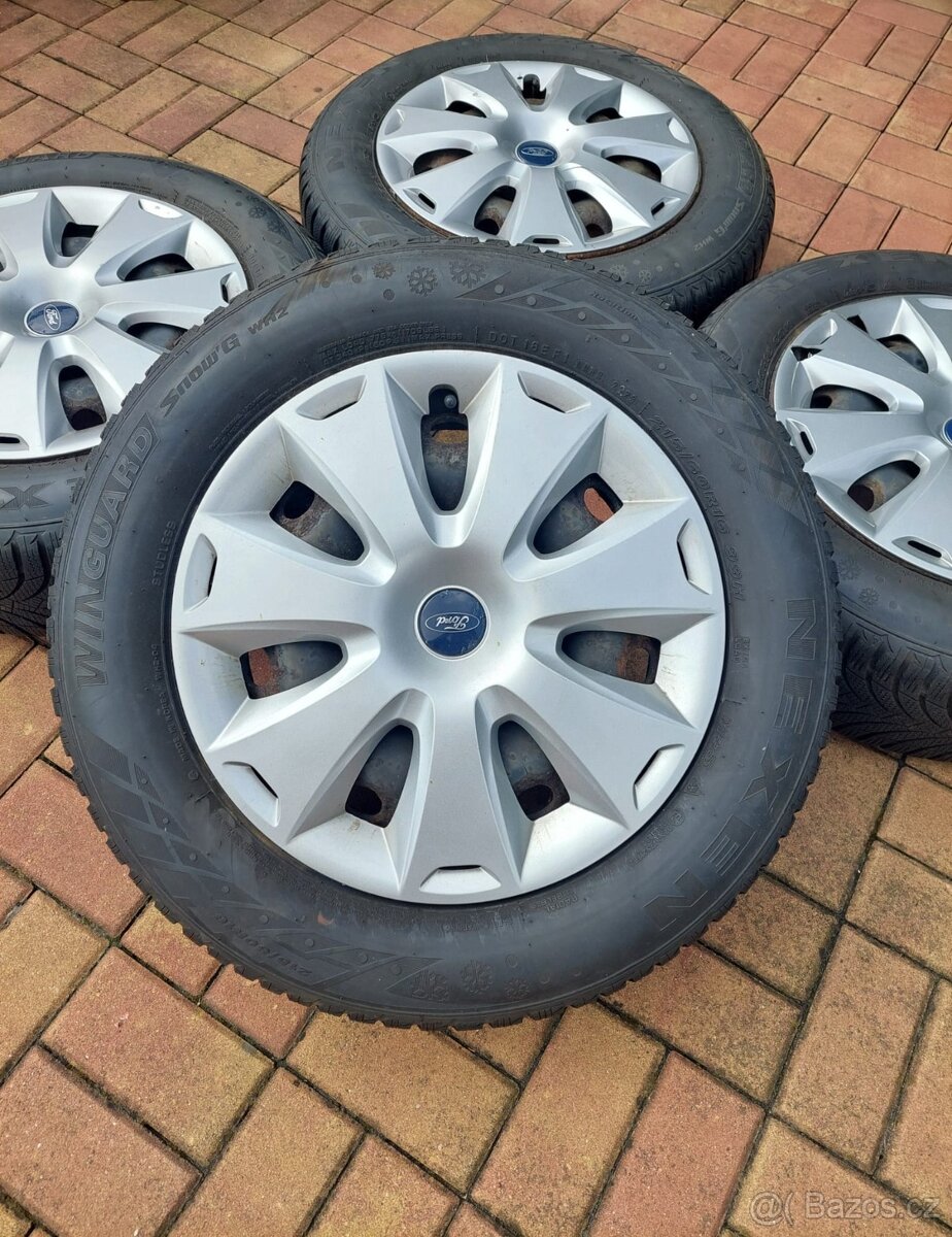 Zimní sada FORD 5x108 R16 pneu 215/60 R16 8mm rok 2023