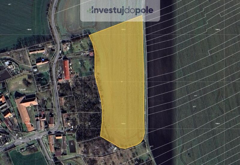 Prodej pole v k.ú. Srbce u Okřínka