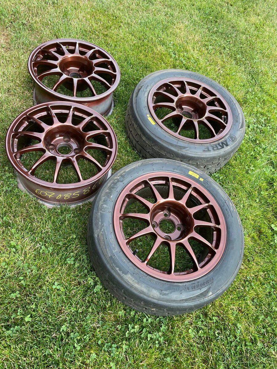 Prodám kola team dynamics r15 4x100 et13 a rally slicky