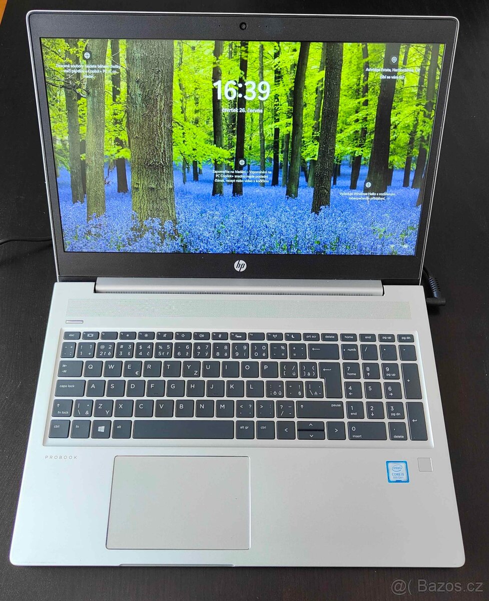 HP ProBook 450 G6 15,6" IPS, I5-8265u, 16GB, 256GB, W11
