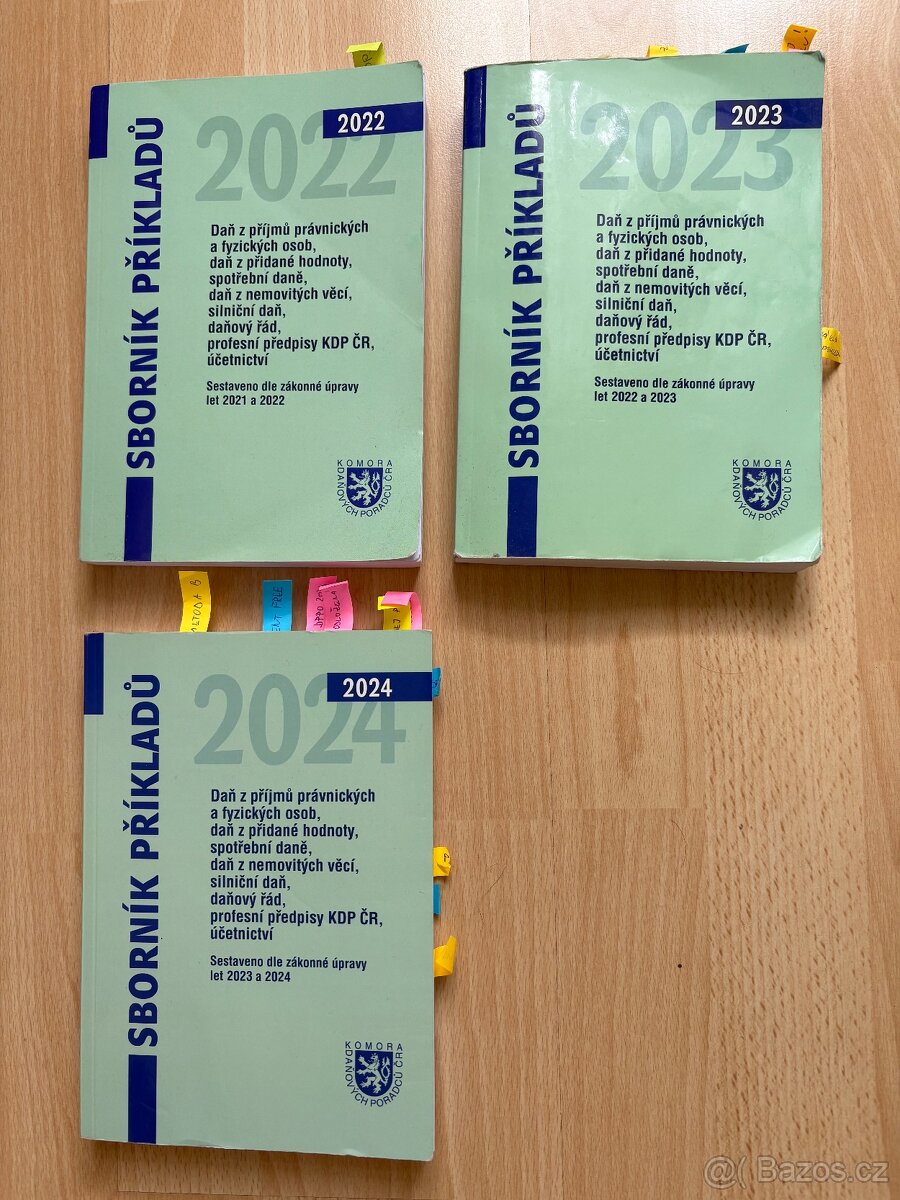 Sborníky příkladů pro zkoušky na daňového poradce