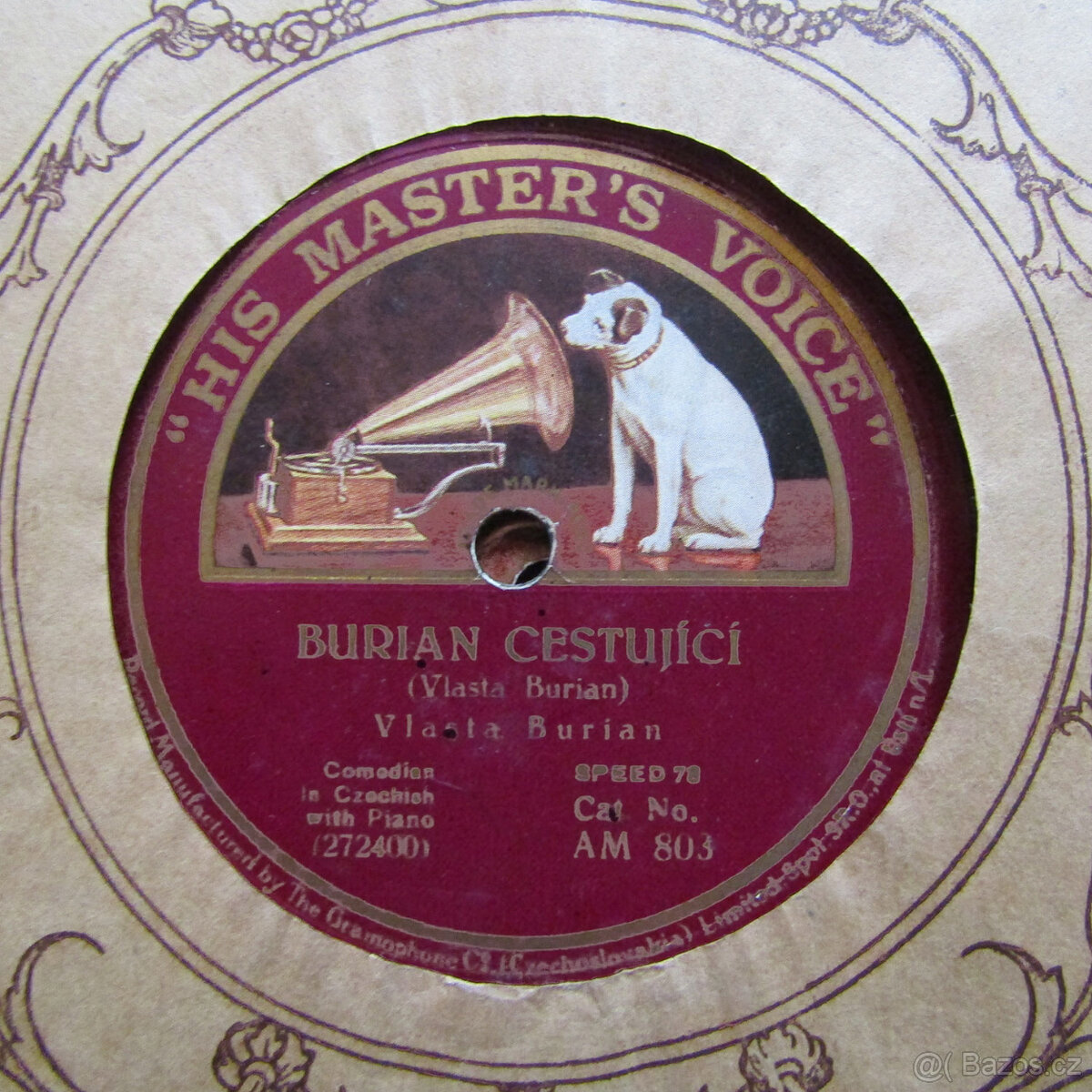 Gramodesky Vlasta Burian