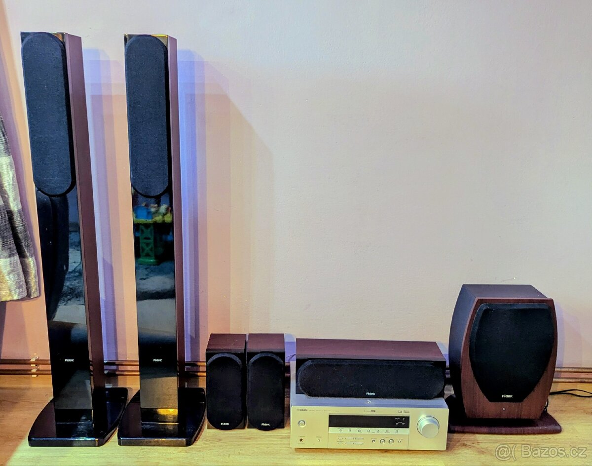 Domácí kino 5.1 + receiver Yamaha