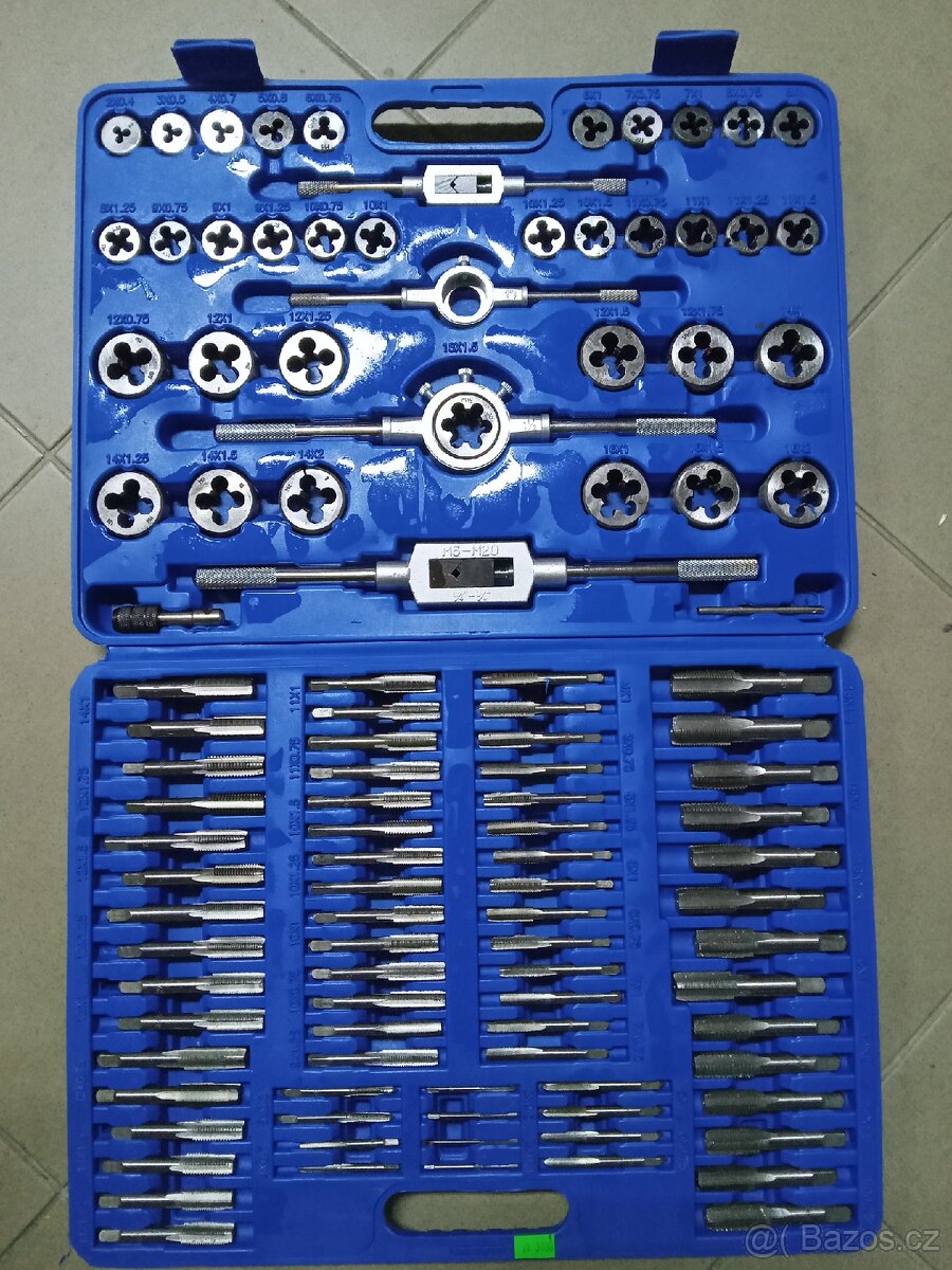 Závitníky BGS 1900 sada 110 dílů