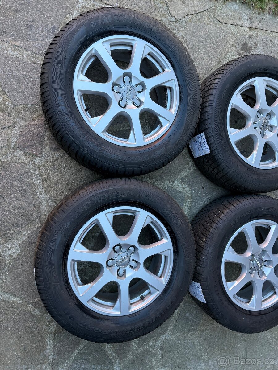 17 5x112 zimni Audi 235/65 17 6-7mm original sada