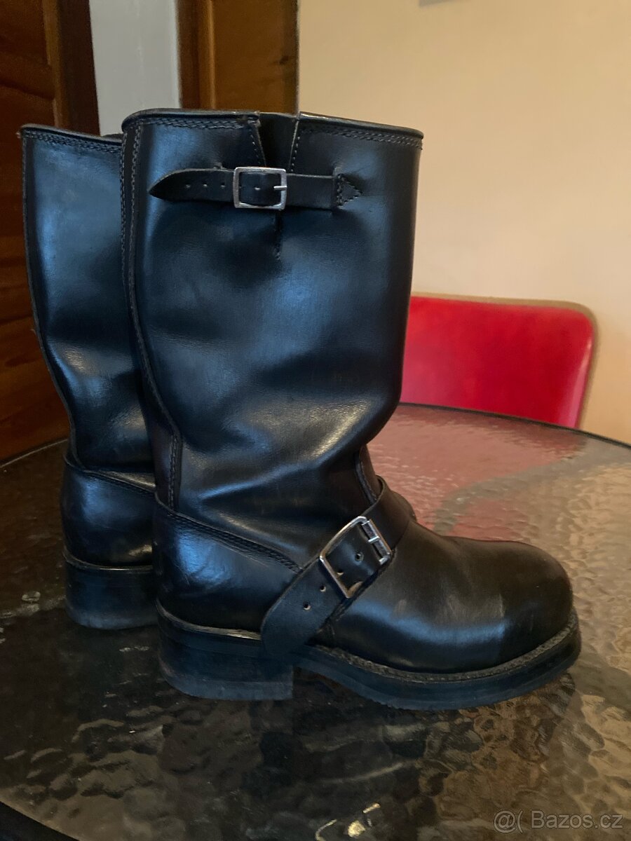Dámské kožené boty na chopper “37”