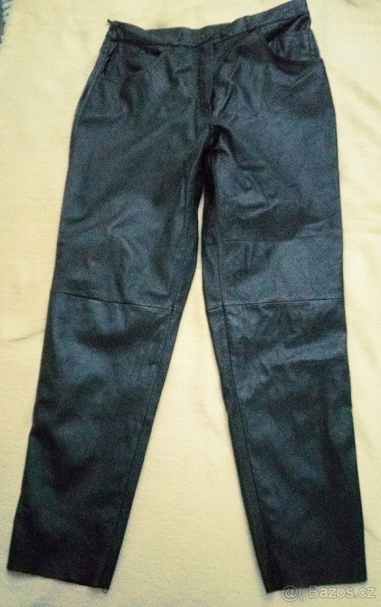Nové, dámské kožené kalhoty vel. 46