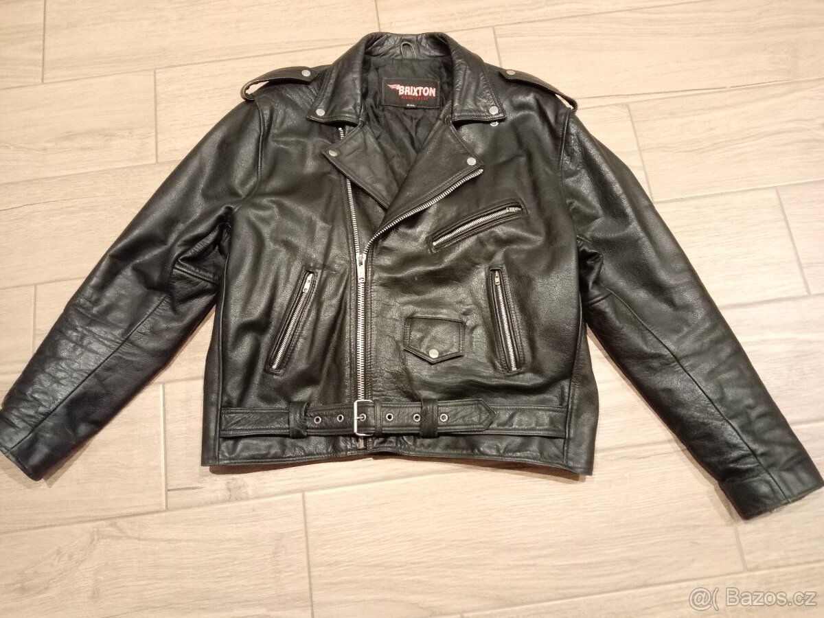 Kožená bunda křivák