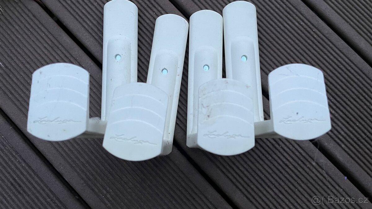 2x set (4ks) držáky háky Lechuza Balconera na truhlíky