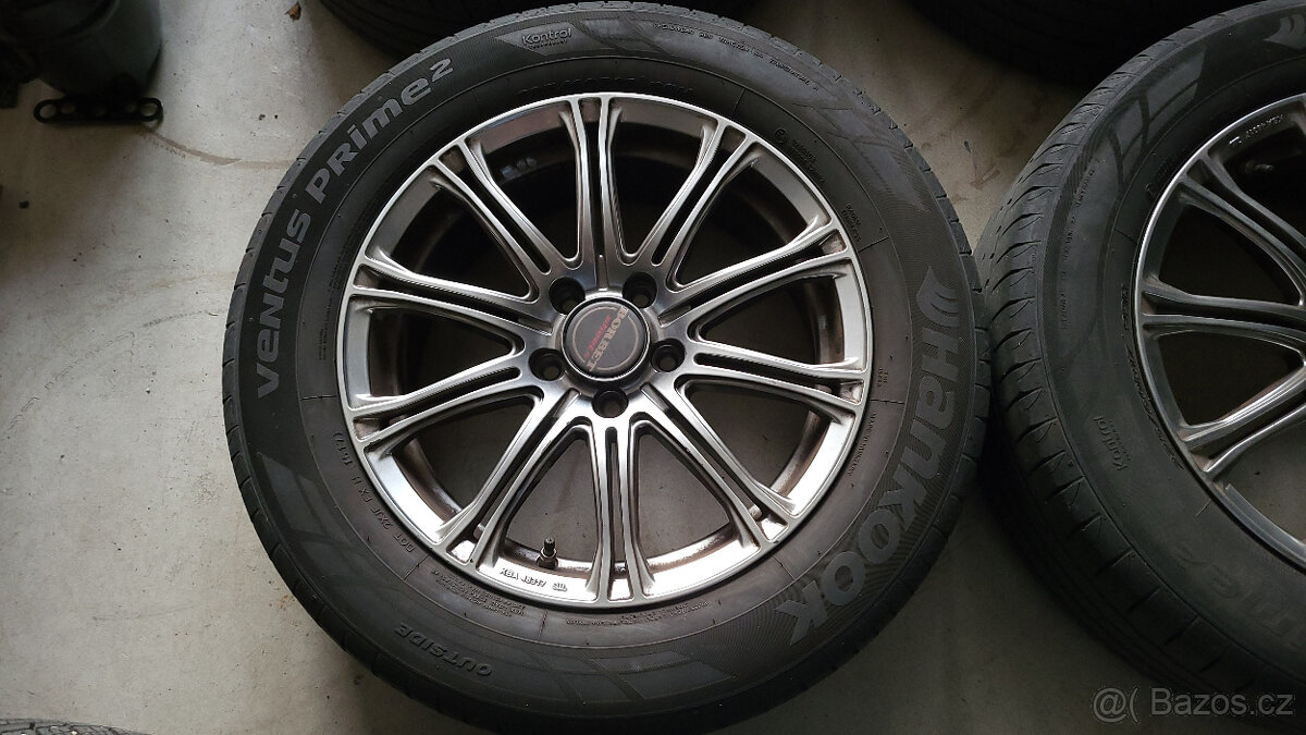 Krásná letní ALU kola 17" 5x114,3 Tucson, Sportage