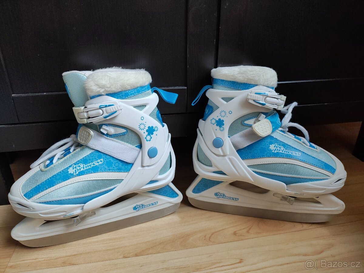 Dětské brusle rostoucí vel. 35-38- jako nové