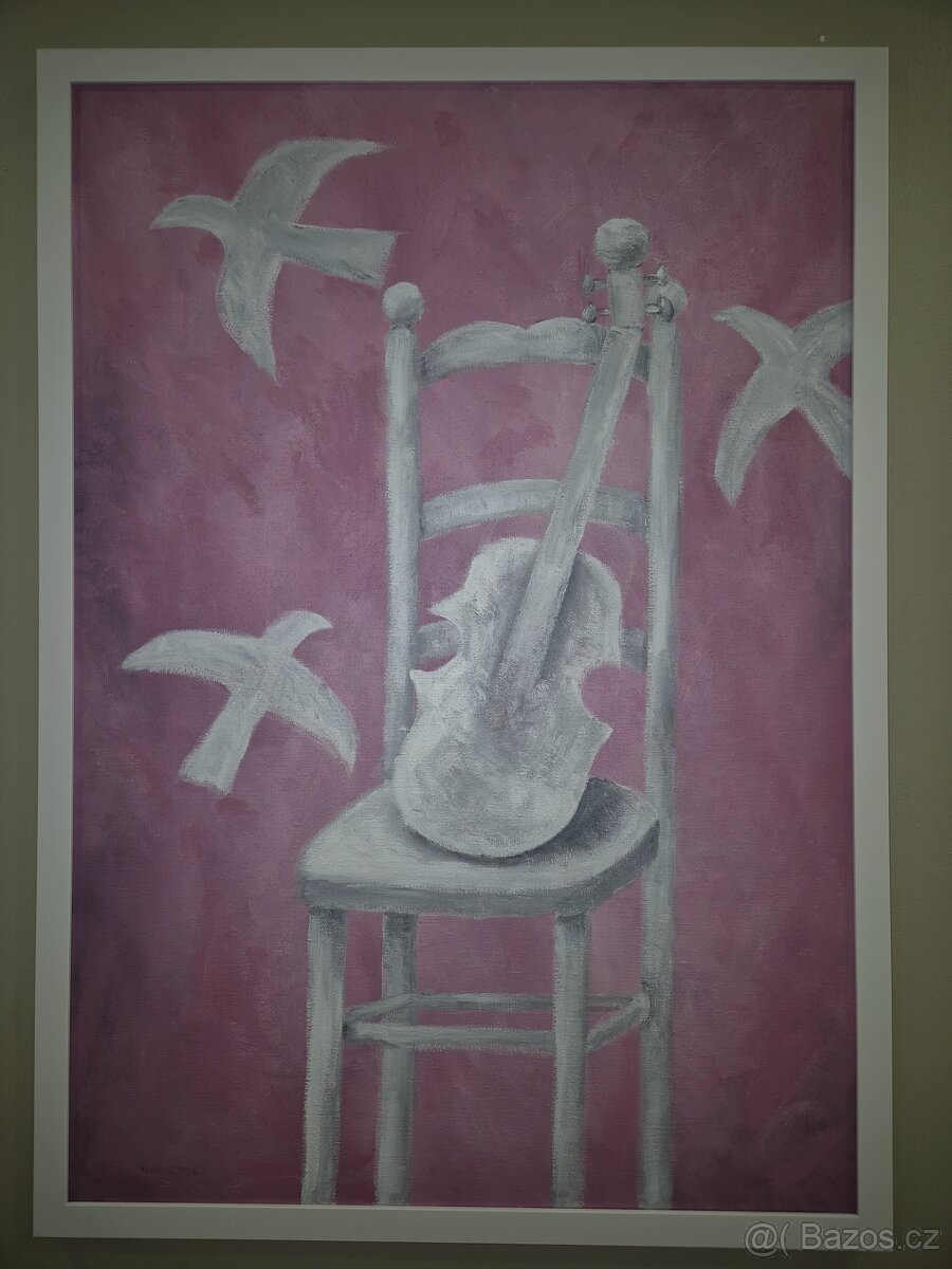 Prodám obraz – Vladimír Komárek (1998), olej na plátně