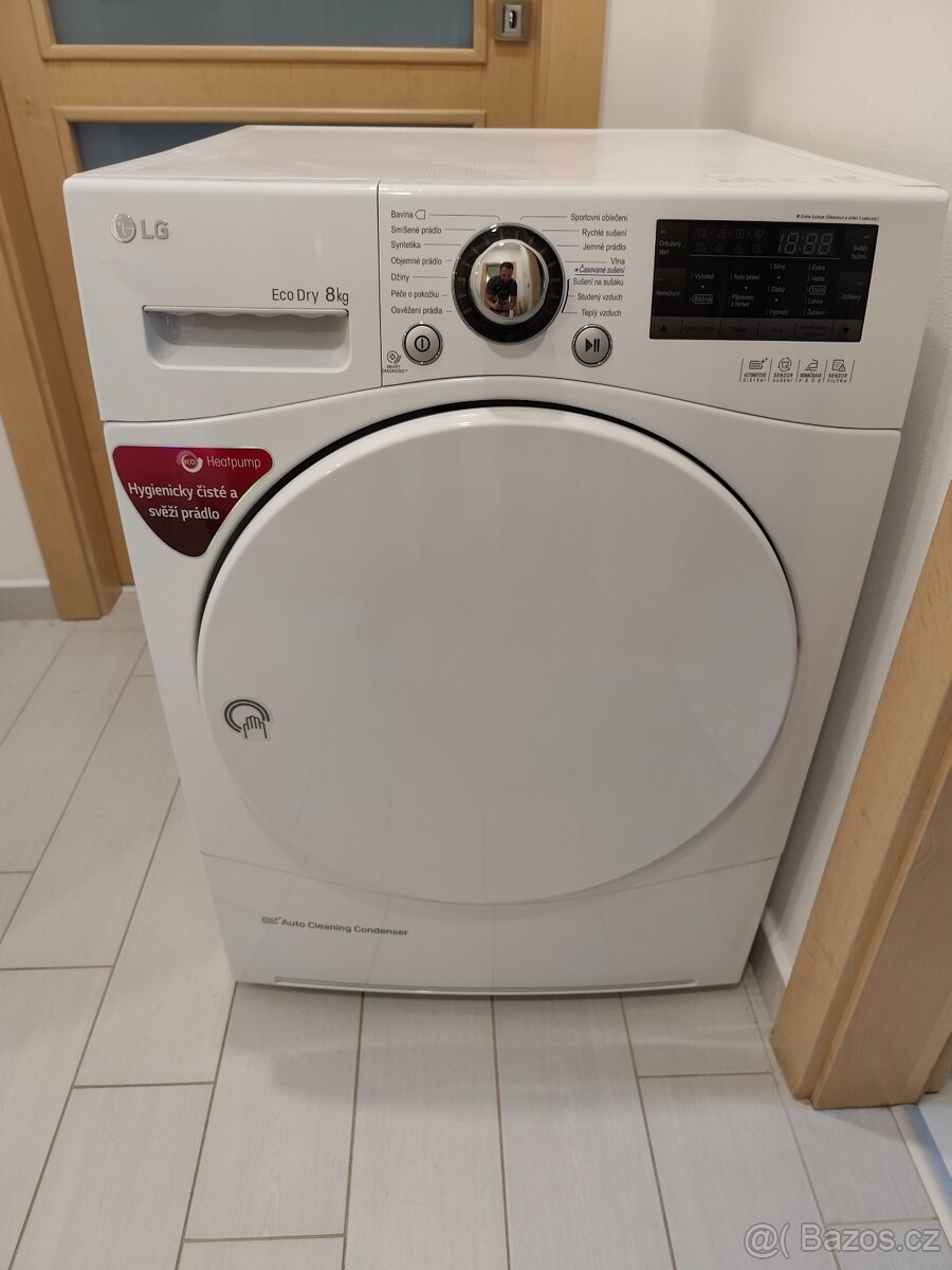 Sušička prádla LG, 8kg, kondenzační, A++