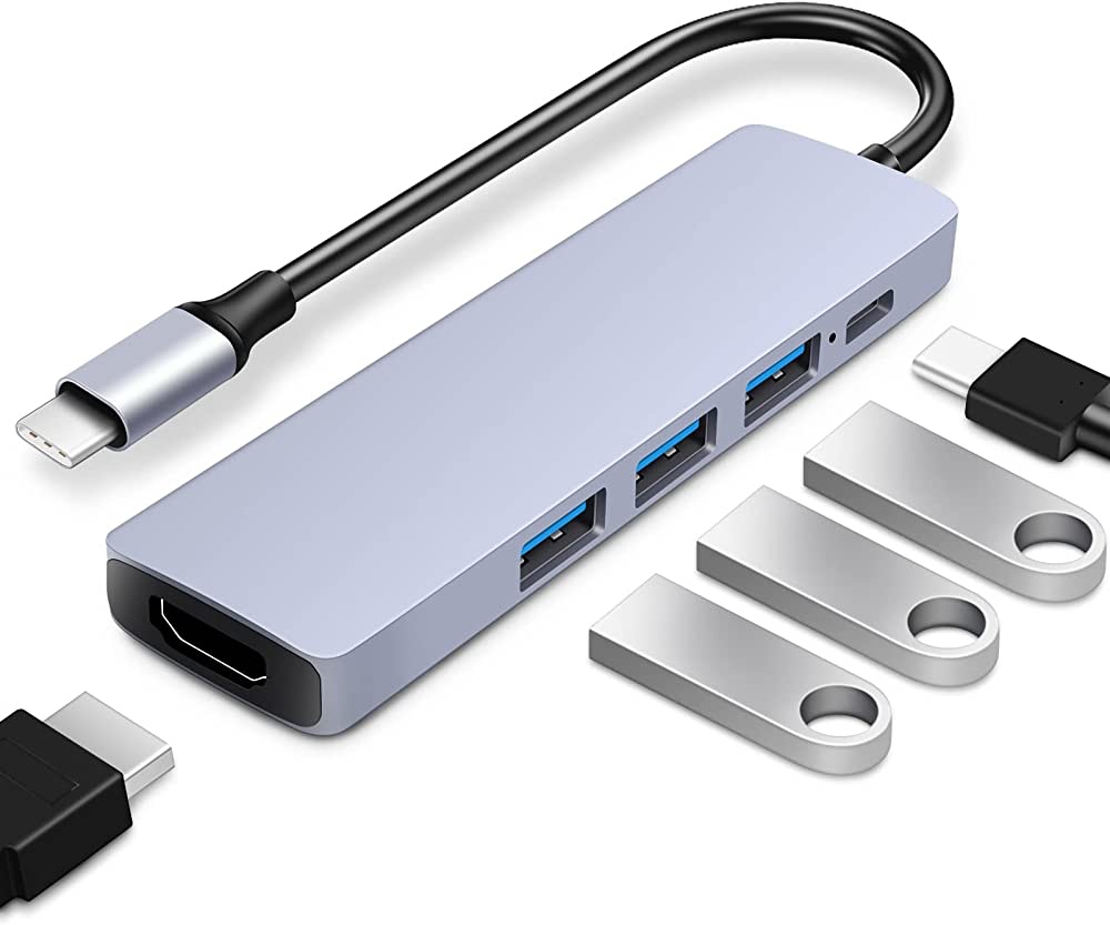 Value Multiport adaptér USB C(M) -> HDMI A(F), 3x USB3.0