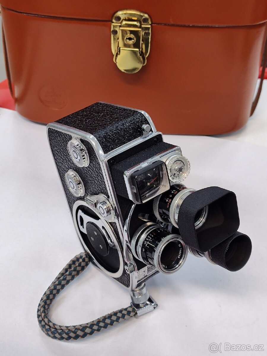 Kamera Bolex - Paillard D8L s příslušenstvím