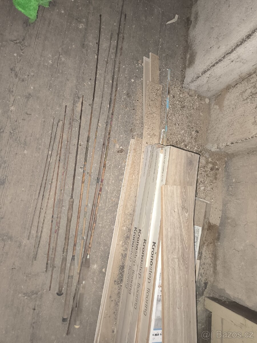 Staré rybářské pruty