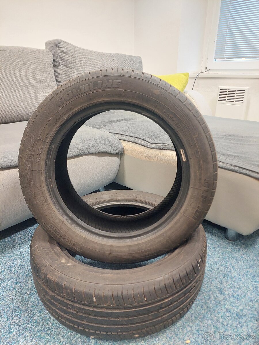 2ks gumy Goldline 205/55 r16