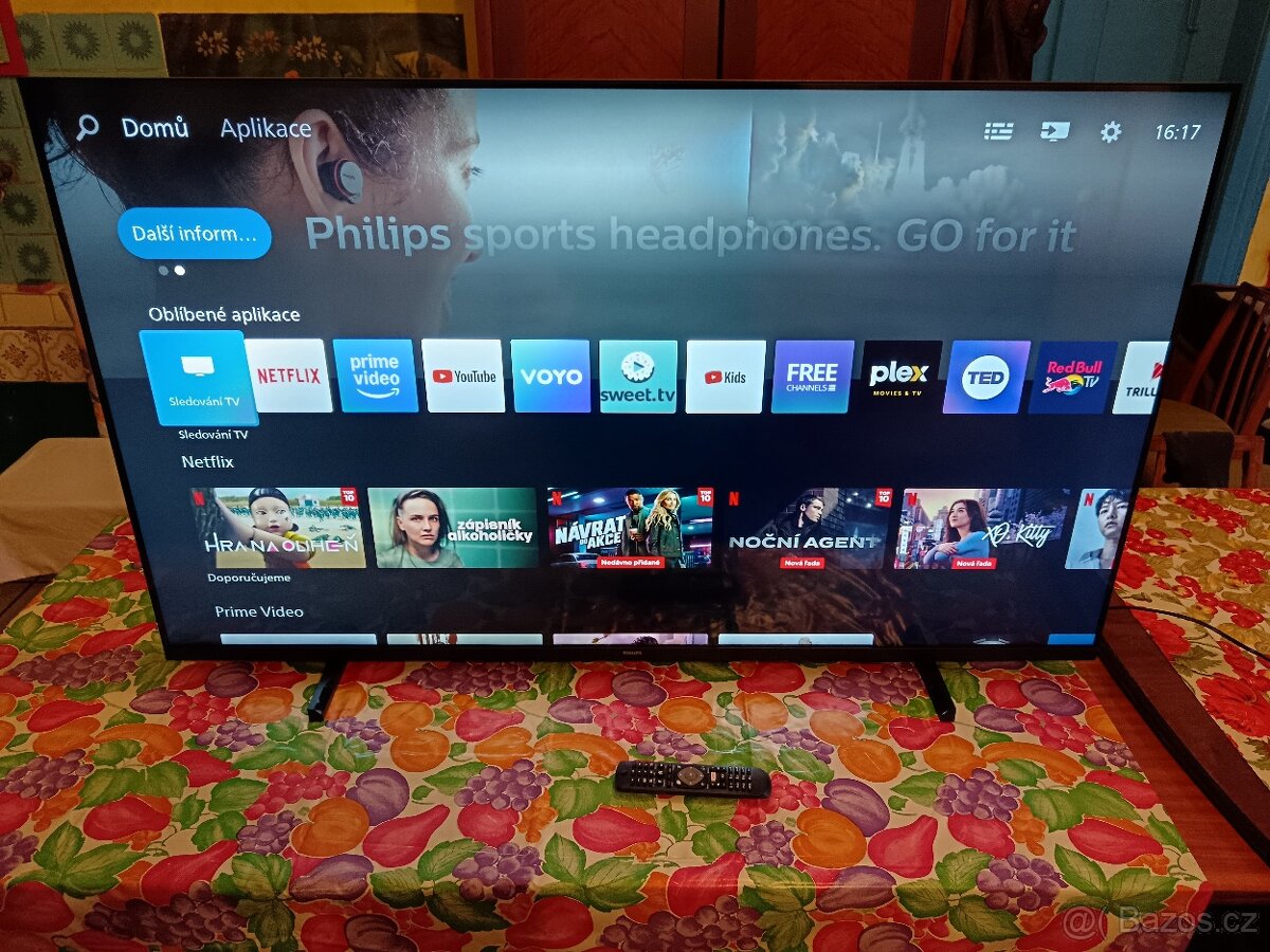 TV Philips LED SMART,139 cm 4K,wifi