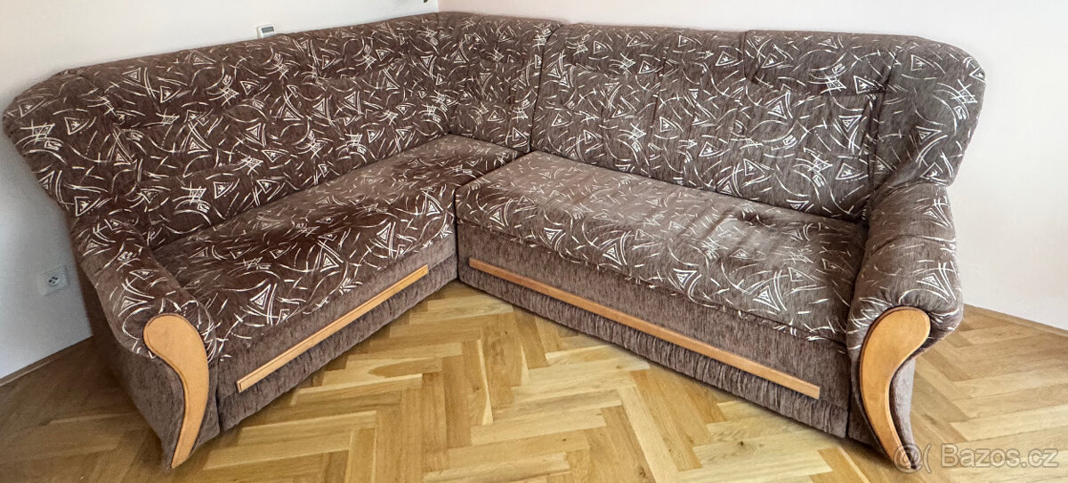 Na chalupu - sedačka a křeslo
