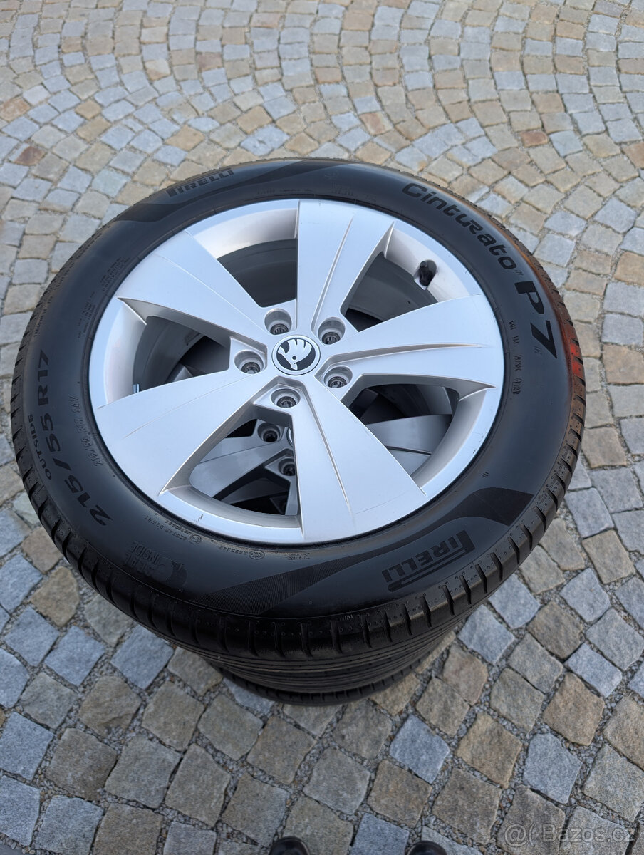 Alu kola letní 215/55 R17 Superb 3