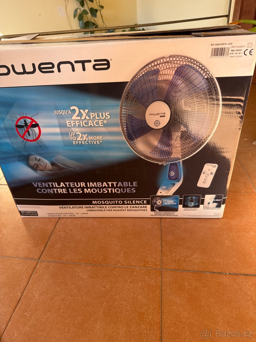 Rowenta stojanový ventilátor VU6410F0 Mosquito Silence