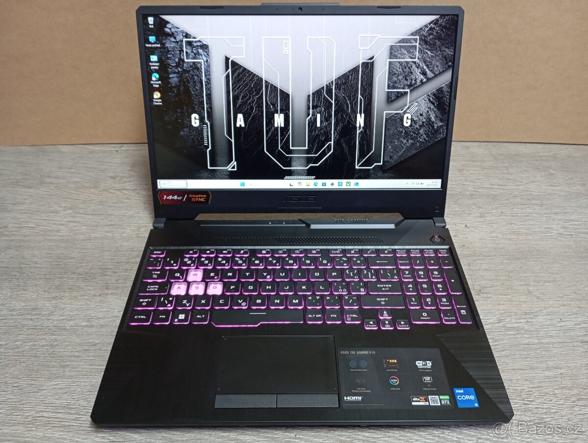 HERNÍ NOTEBOOK ASUS TUF GAMING F15 FX506HC-HN004