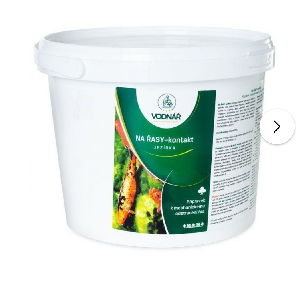 Vodnář na řasy kontakt 10kg nové balení