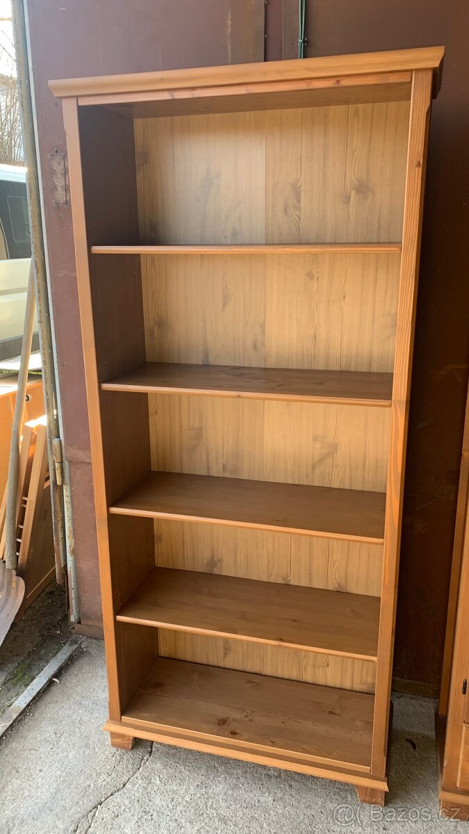 Ikea knihovna masiv - Markor Leksvik Hemnes antik