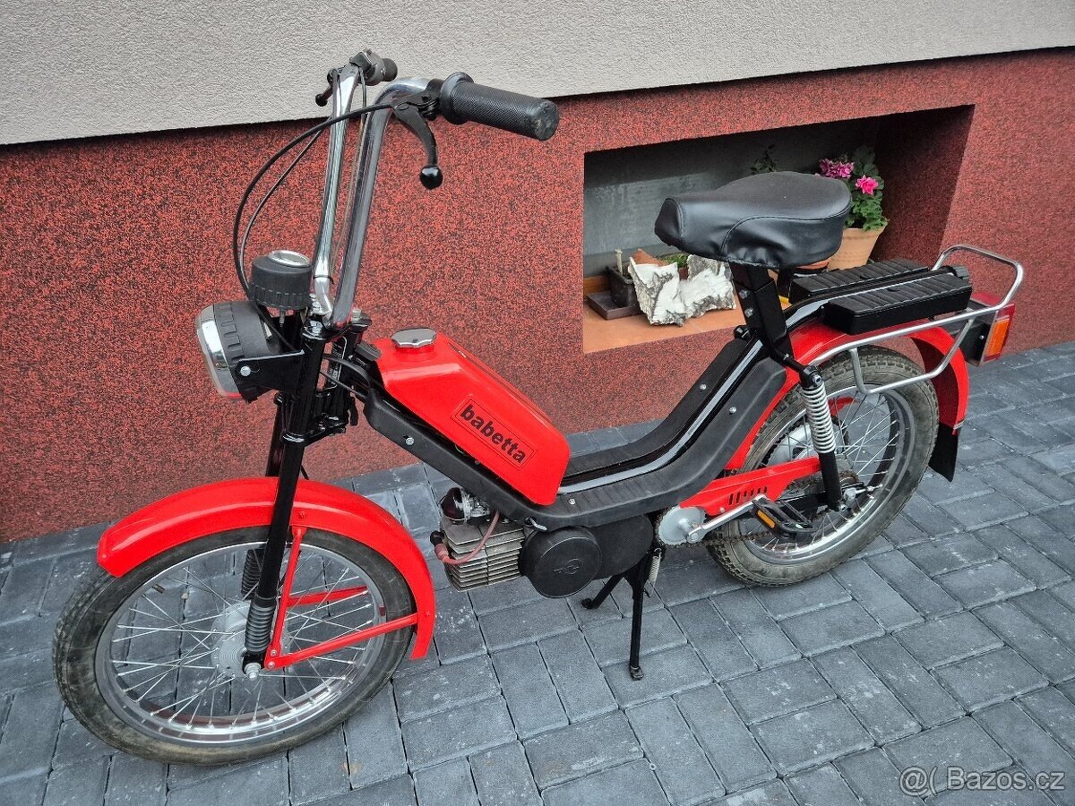 Babetta 210 po komplet RENOVACI, s kartičkou