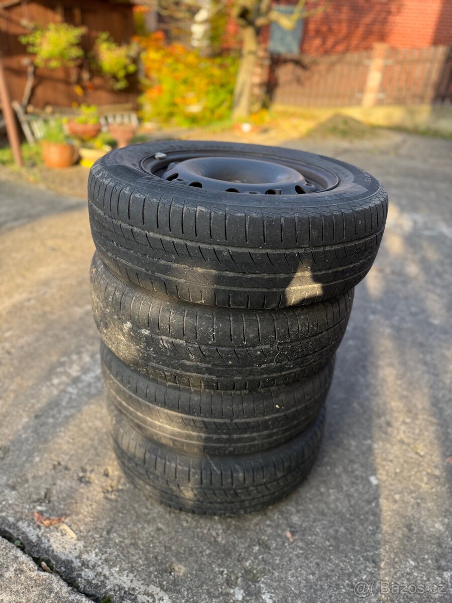 Kola plech 195/65 R15 letní sada, Octavia