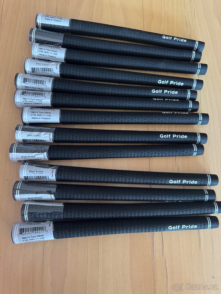 10 gripů golf pride standart