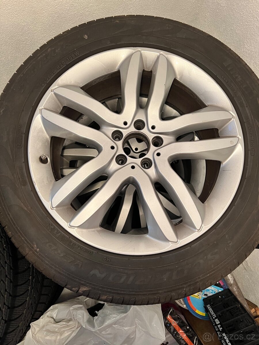20” Al kola Mercedes GL, ML, GLS, GLE + letní pneu