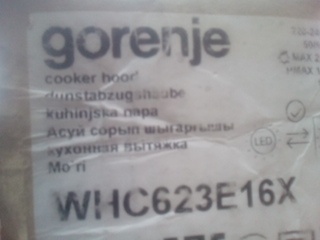 Prodám novou Digestoř Gorenje