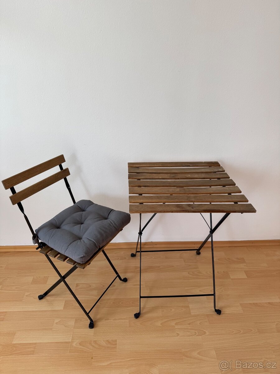 Stůl a židle z Ikea (TÄRNÖ)