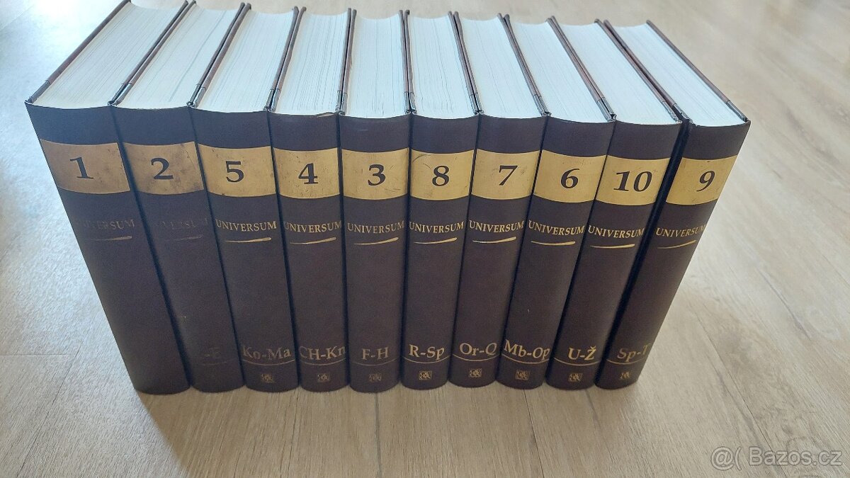 Universum všeobecná encyklopedie komplet 10 dílů A-Ž