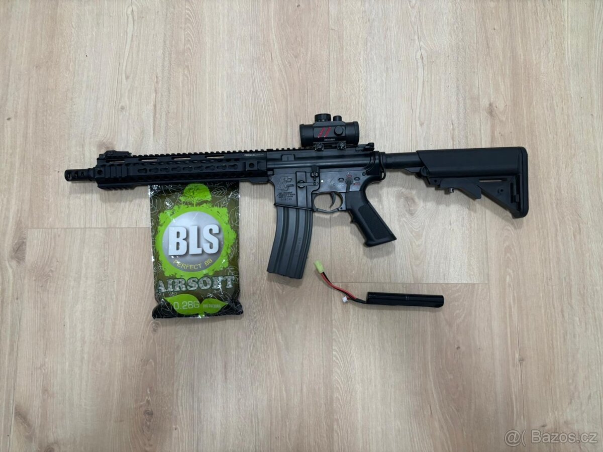 Prodám airsoft zbraň GC16MPW12" Keymod