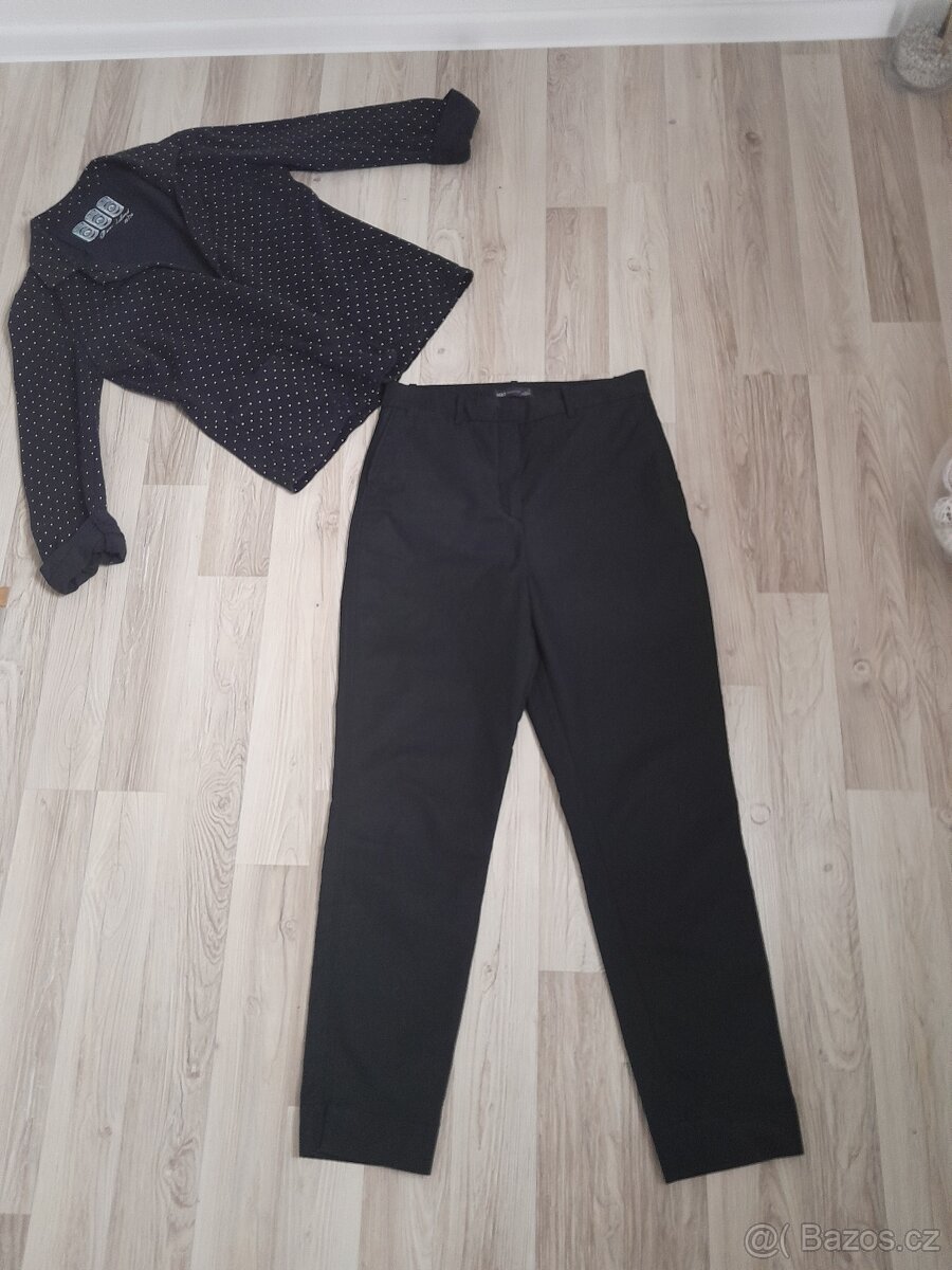 Luxusní kalhoty Marks Spencer UK 12/M vč. saka