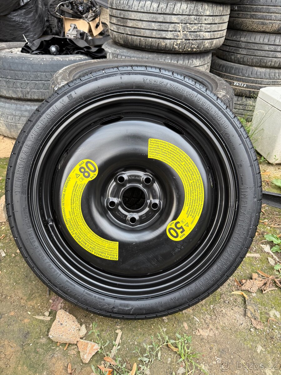 DOJEZDOVÉ KOLO VW PASSAT B8 R18 5X112X57,1