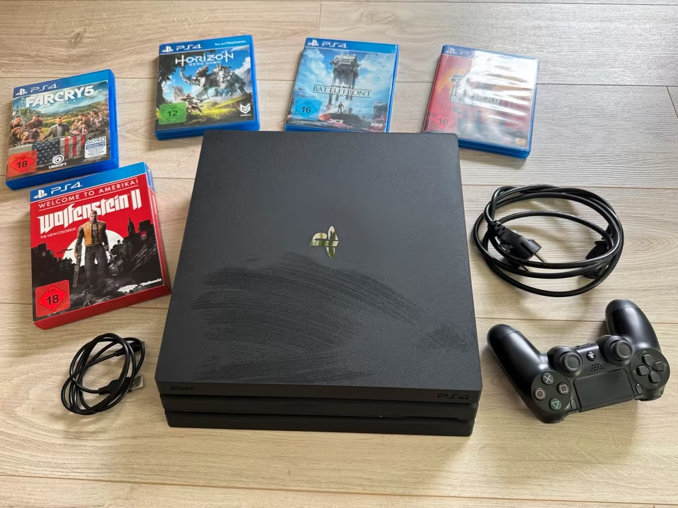 PlayStation 4 Pro 1TB + 5 her + ovladač