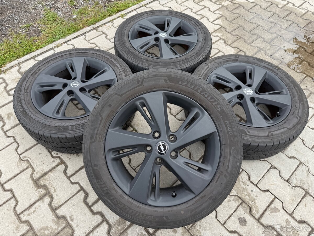 4x al kola 5x114.3 + pneu letní 215/60 R17C