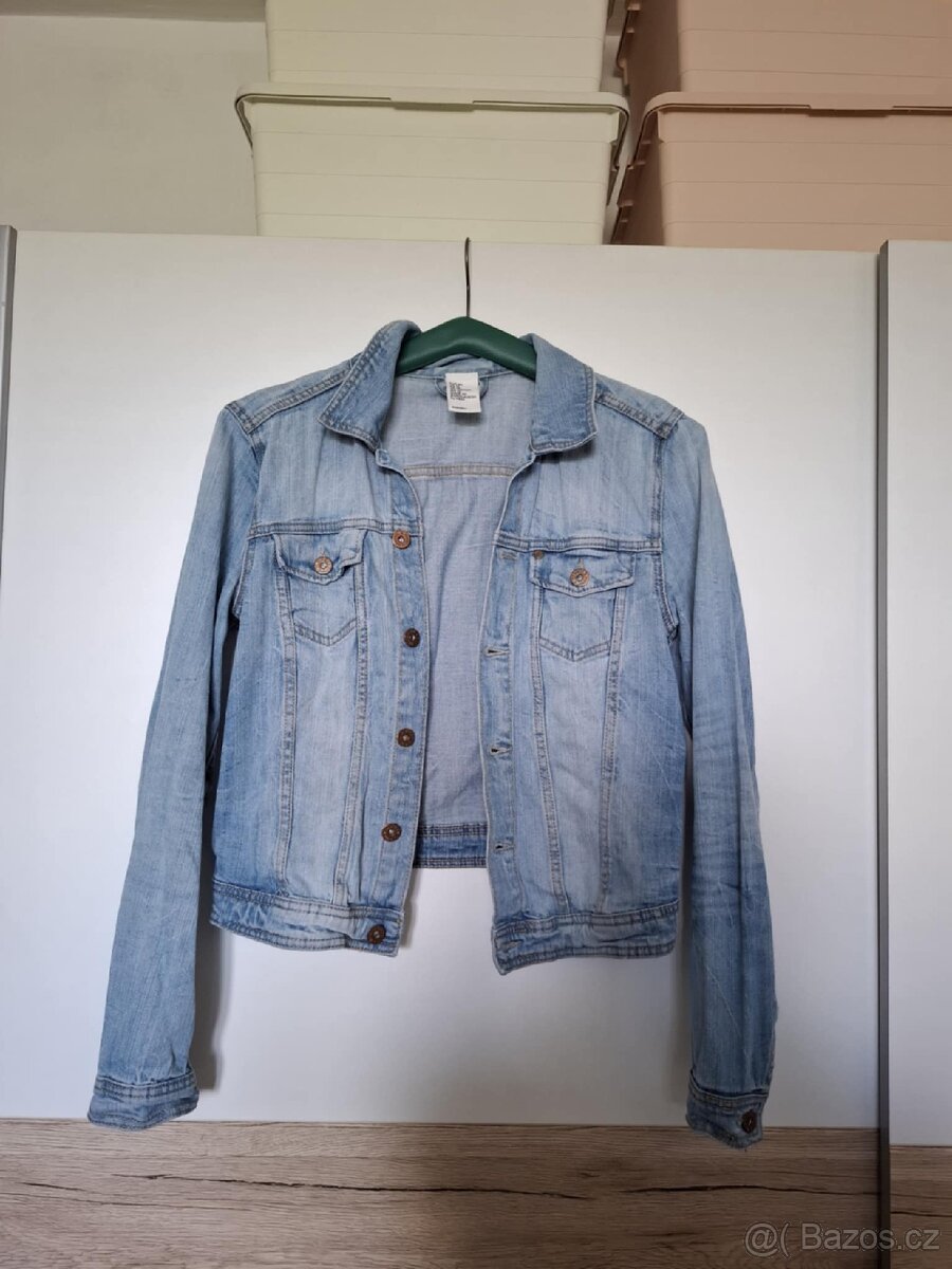 H&M dámská džínová bunda S/M