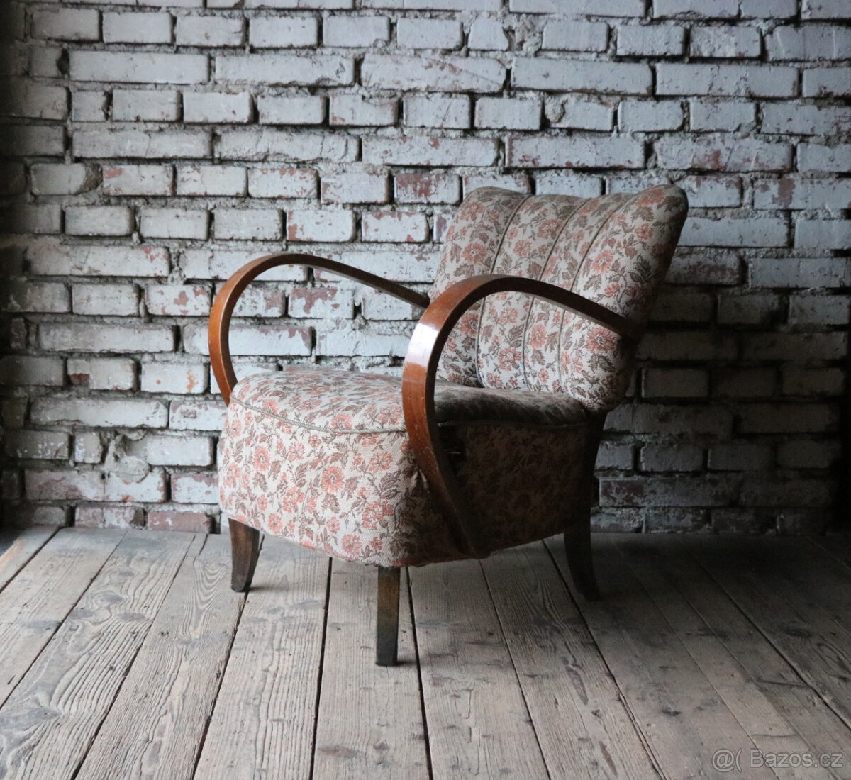 Křeslo / koktejlové / Halabala