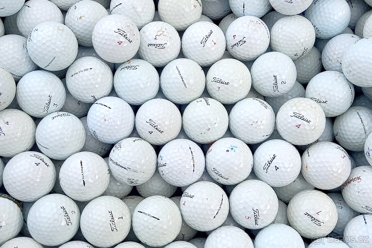 Hrané golfové míčky Titleist PRO-V (A/B)