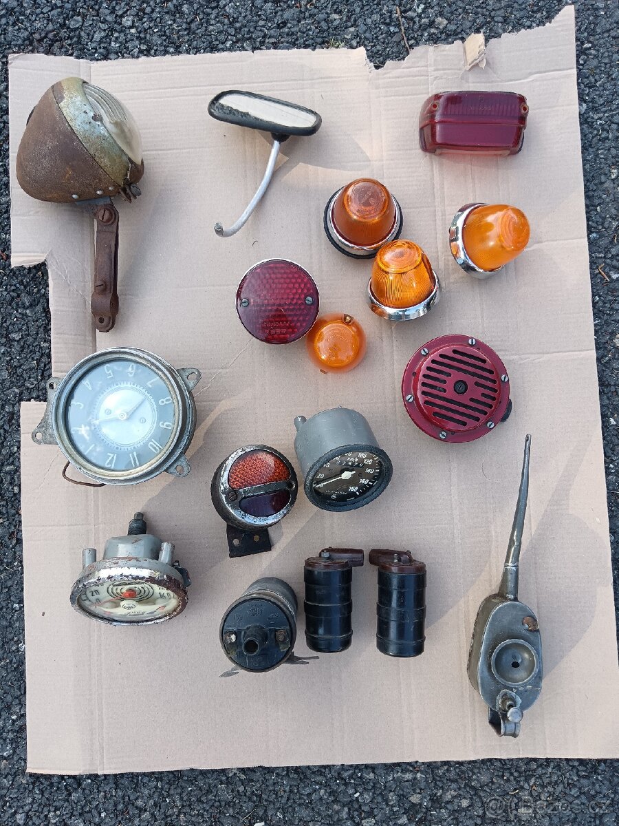 Díly Jawa ČZ Tatra Praga Škoda Aero