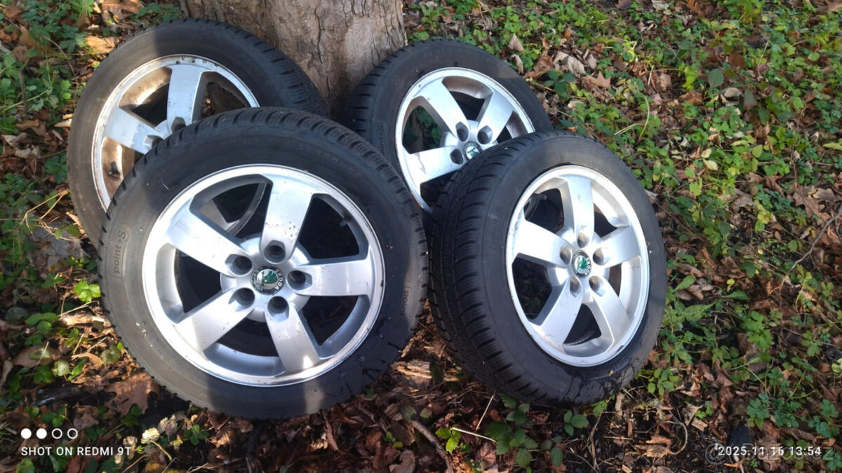 Fabia zimni  alu kola 195/50 R15