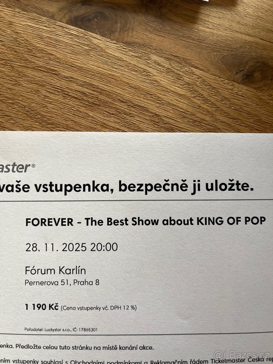 FOREVER - The Best Show about KING OF POP