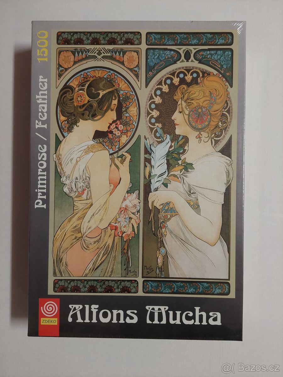 Puzzle Alfons Mucha 1500 dílků