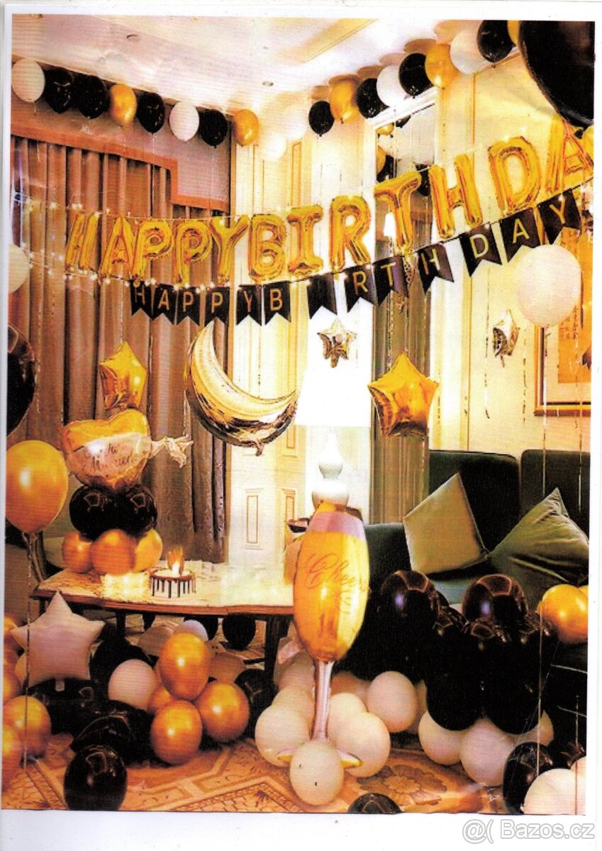 Sada balónků na oslavu narozenin